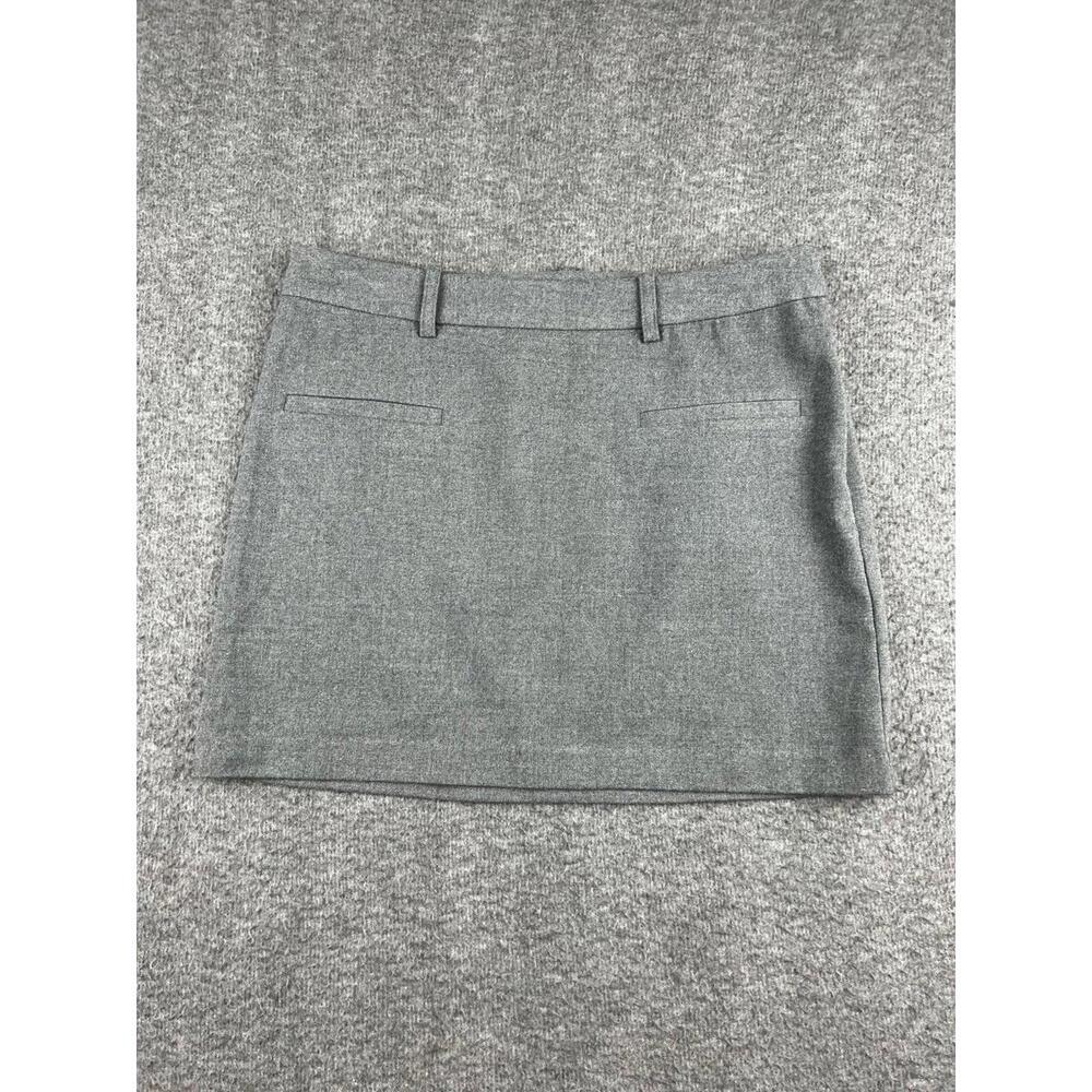 Divided‎ Gray Wool Blend Mini Skirt Size 4